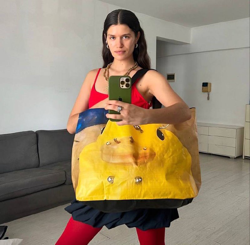 Balenciaga, подвинься: отечественная мастерица основала бренд Dulsicarry и выпускает сумки-пакеты с крутыми собаками и уткой за 3 тысячи рублей каждая | Сетка — социальная сеть от hh.ru