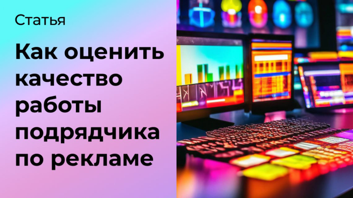 Как оценить качество работы подрядчика по рекламе | Сетка — социальная сеть от hh.ru