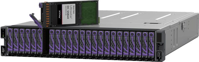 Western Digital представила NVMe-oF-платформу вместимостью до 368 Тбайт
Western Digital представила платформу хранения данных OpenFlex Data24 4000 класса NVMe-oF JBOF, поддерживающую до 24 NVMe SSD фо... | Сетка — социальная сеть от hh.ru