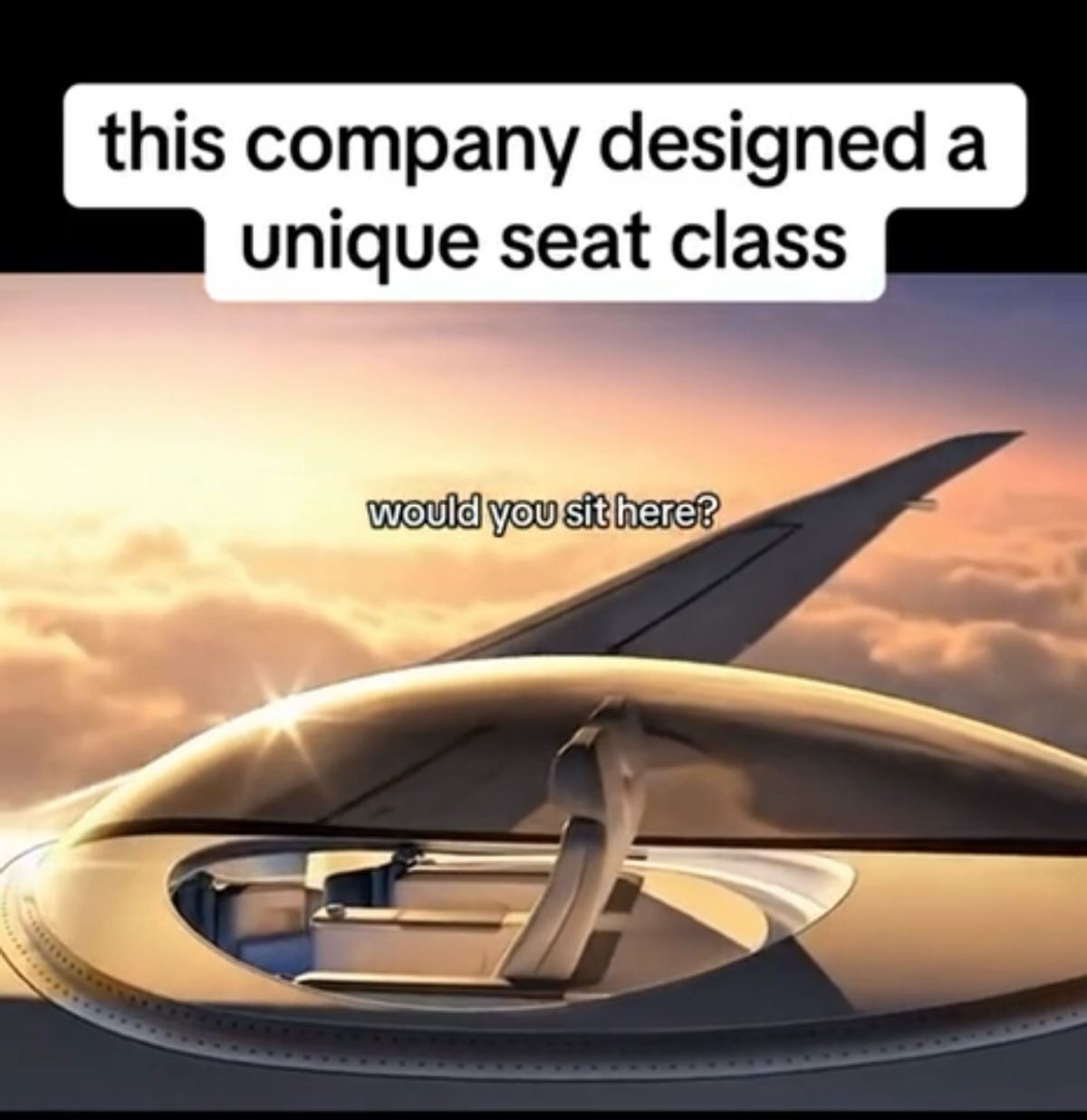 ⚡️VIP Место в самолете на крыше SkyDeck. Wow. 🤩✈️
Концепт люксовых мест в самолёте на крыше называется SkyDeck. Его предложила компания Windspeed Technologies | Сетка — социальная сеть от hh.ru