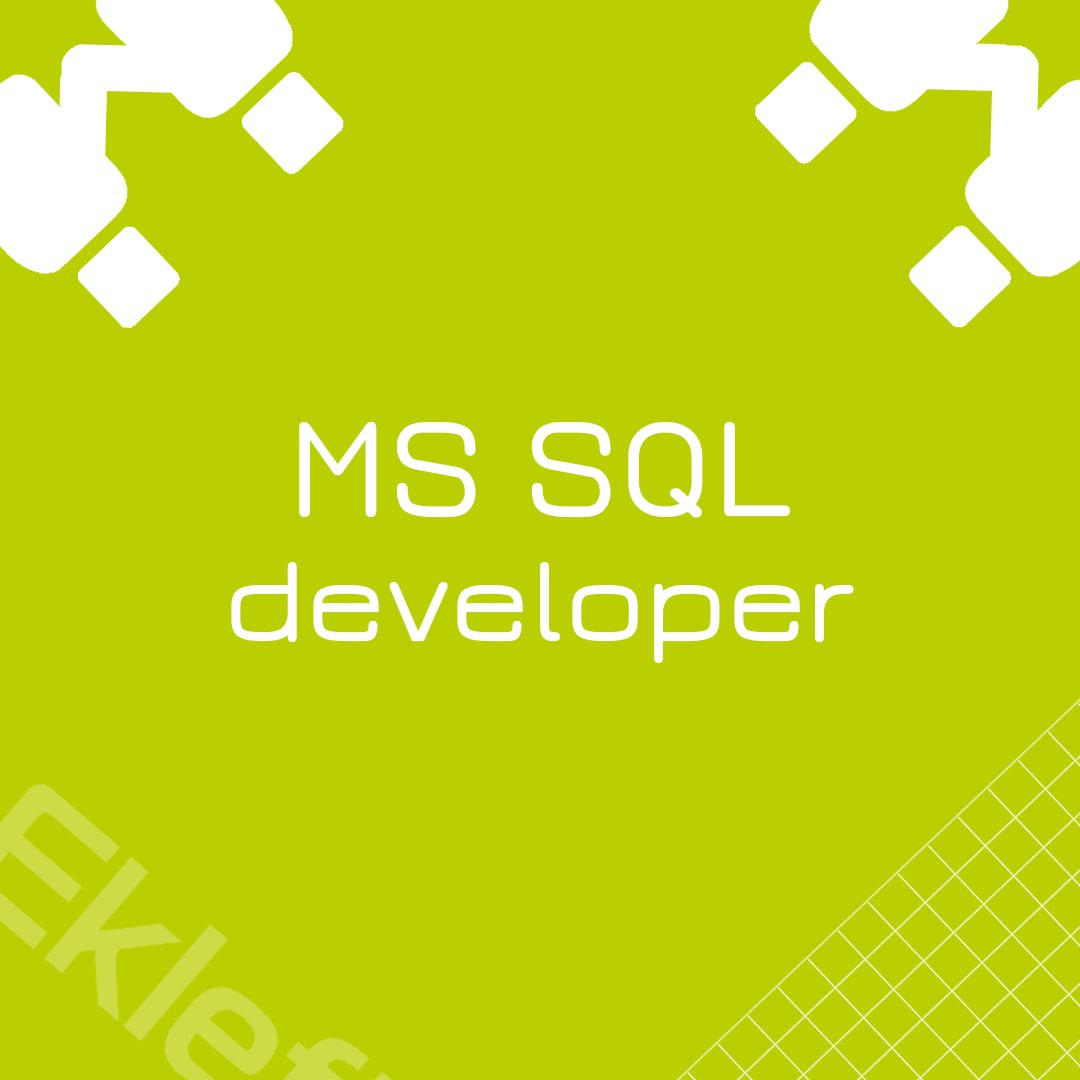 🍃 🔖 Вакансия: MS SQL developer
🍃 🔖 Формат: офис или удаленный ,100% занятость
🍃 🔖 Куда: Крупный банк
🍃 🔖 Задачи:
· Проектирование и разработка баз данных;
· Тестирование и релиз обновлений;
· Диагност... | Сетка — социальная сеть от hh.ru