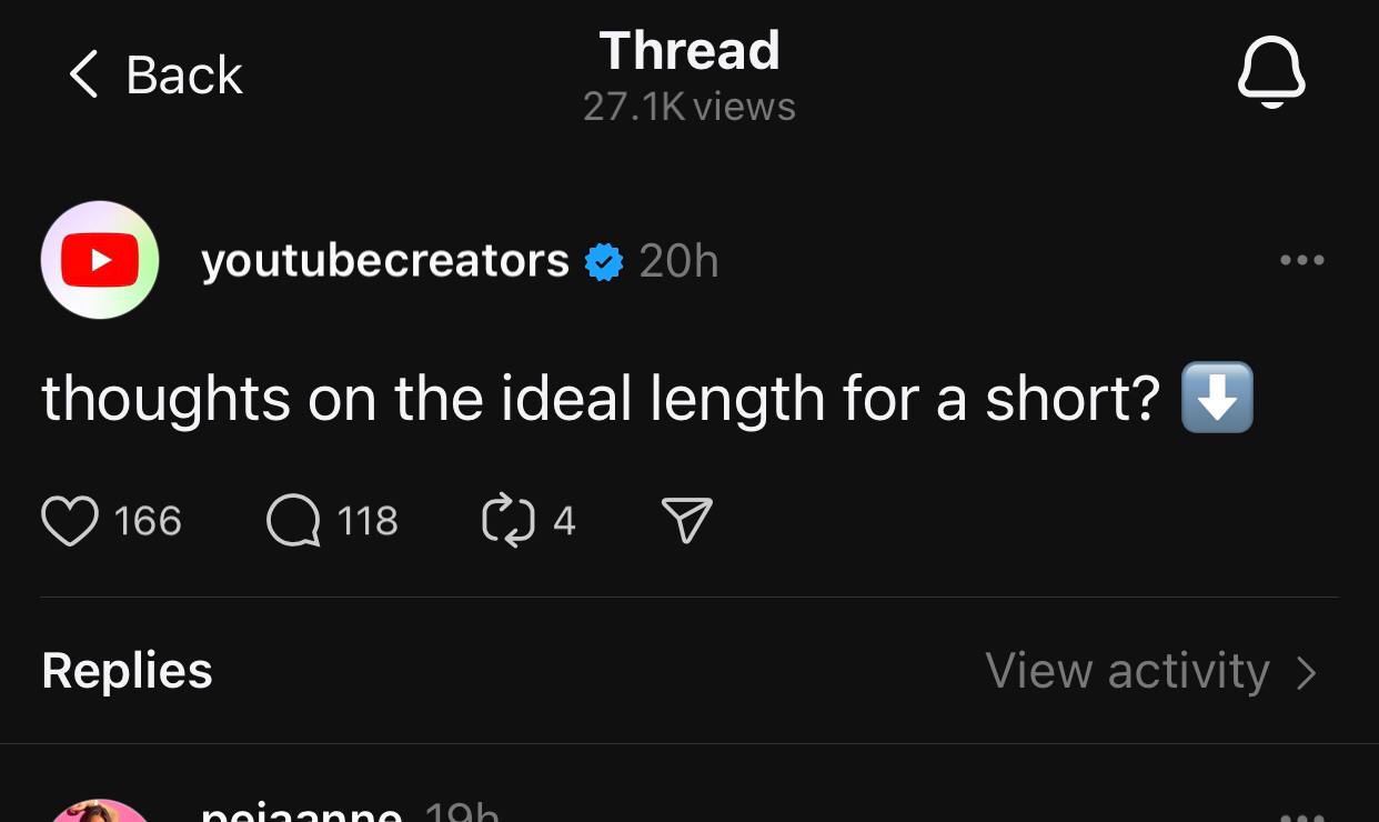 Все больше знаков свыше, что Shorts все таки удлинят. 
Осталось придумать, как мы будем их называть, лонгс? | Сетка — социальная сеть от hh.ru