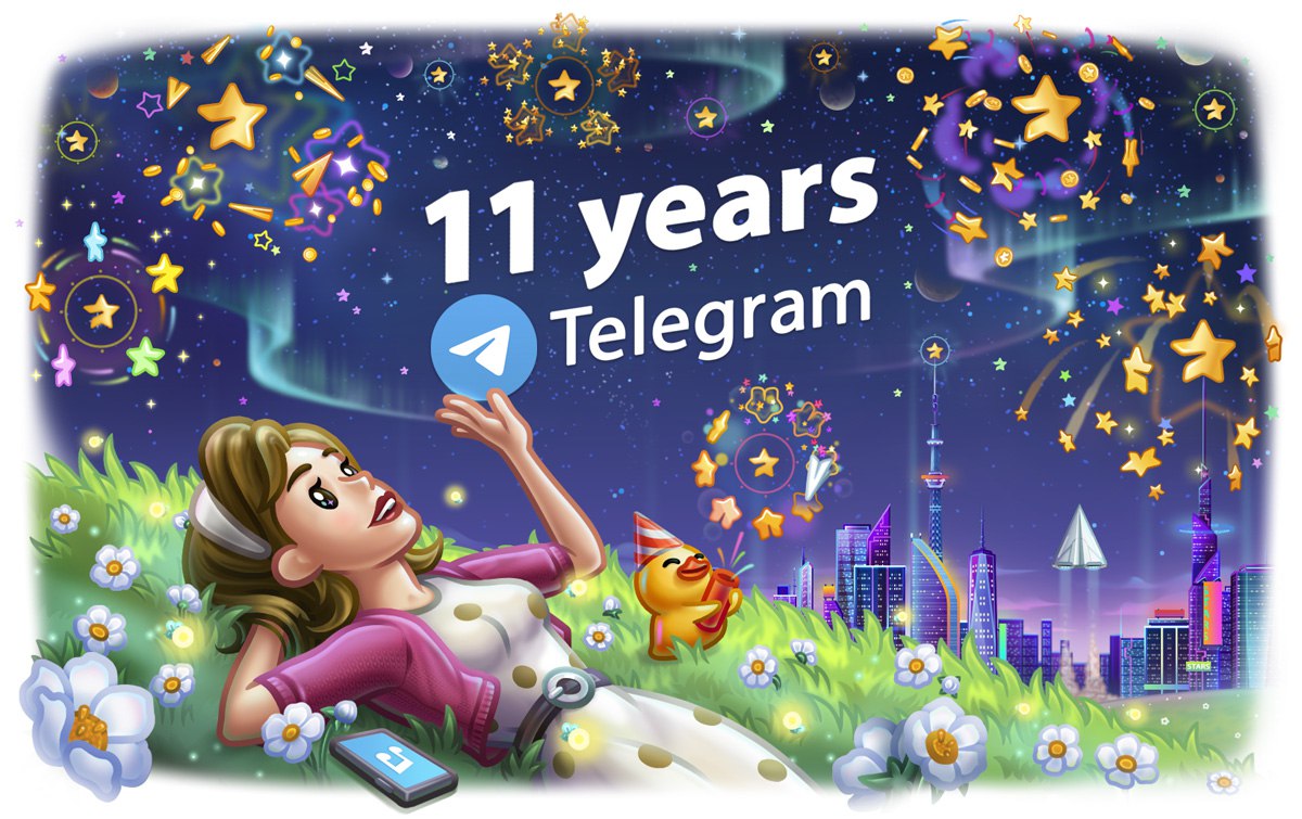Telegram исполнилось 11 лет
За это время сервис достиг почти миллиарда пользователей без затрат на рекламу | Сетка — социальная сеть от hh.ru
