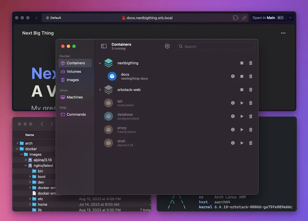 OrbStack is the fast, light, and easy way to run Docker containers and Linux
https://orbstack.dev/ | Сетка — социальная сеть от hh.ru