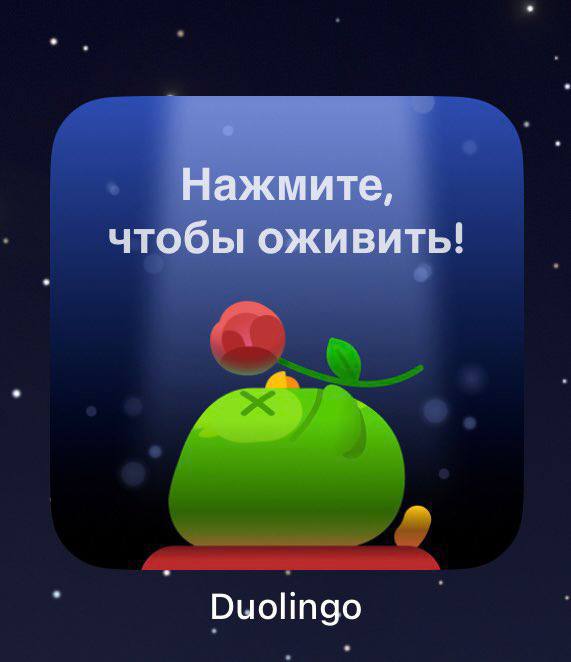 У Дуолинго новая манипуляция — сова притворяется мёртвой, чтобы вы спасли её и начали снова учить испанский (или другой язык)
Да, у кого-то было ТЗ нарисовать гроб и цветочек для совы 🥑
Вот тут писал ... | Сетка — социальная сеть от hh.ru
