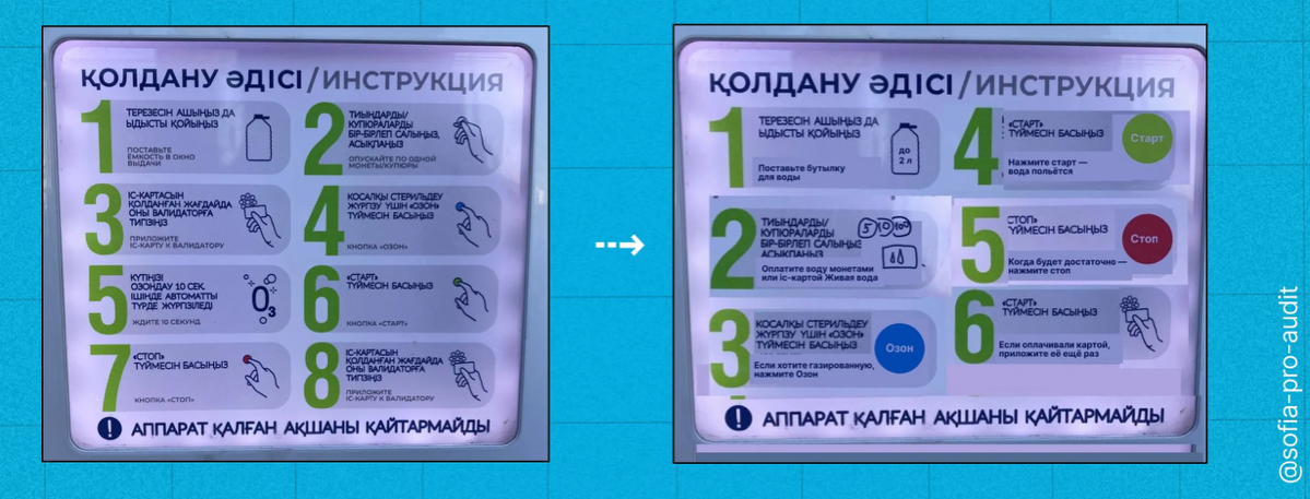 💦 Переделываю инструкцию на автомате с водой в Казахстане | Сетка — социальная сеть от hh.ru