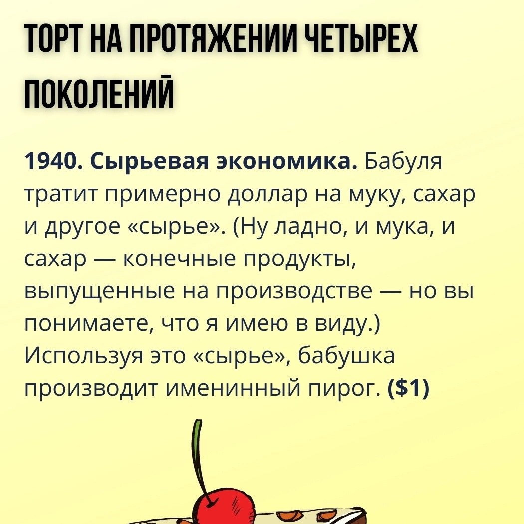 Торт на протяжении четырёх поколений
#Бизнес | Сетка — социальная сеть от hh.ru