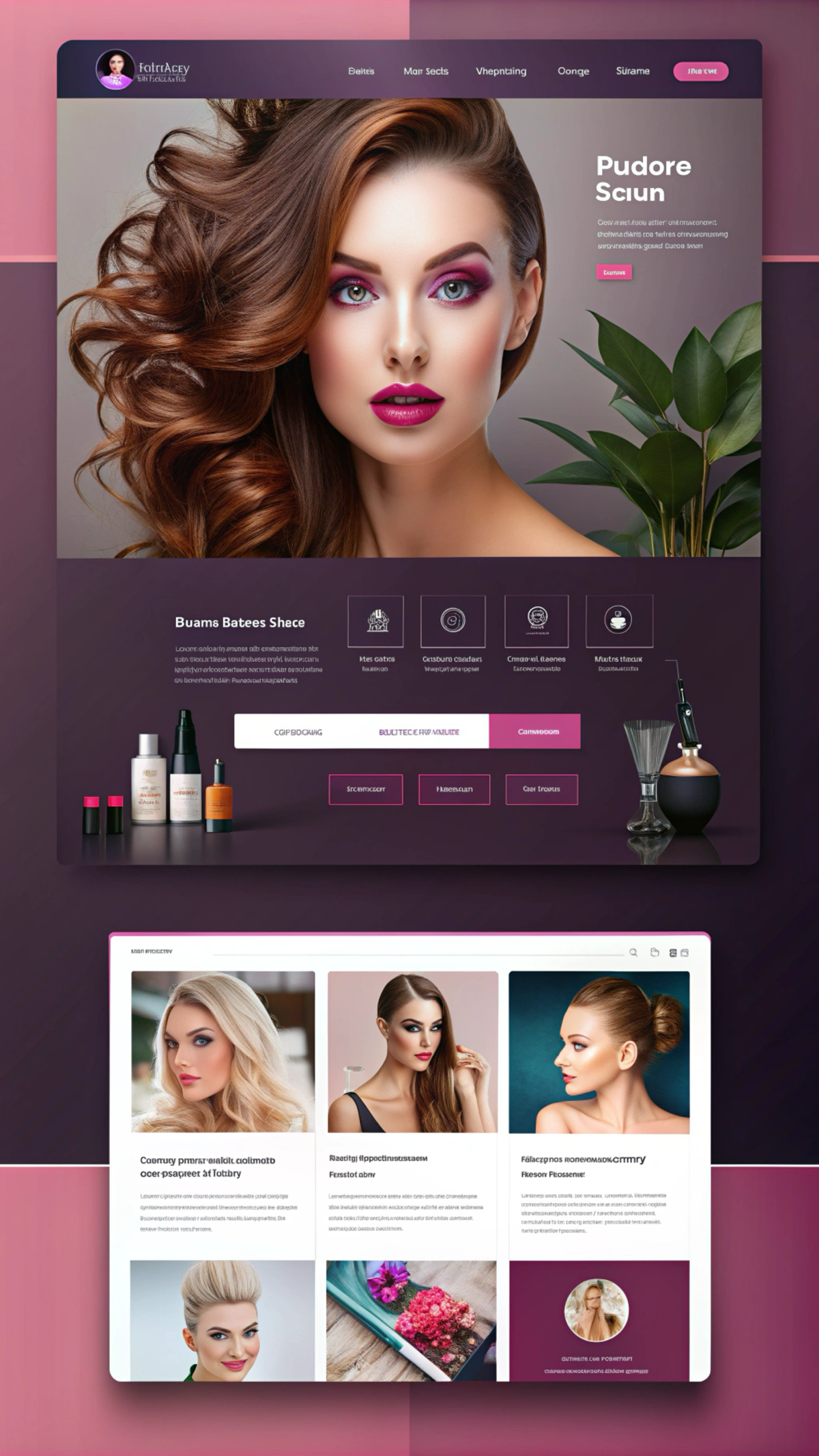Верстка сайта салона красоты #макетфигма #фигма #версткасайта | Сетка — социальная сеть от hh.ru