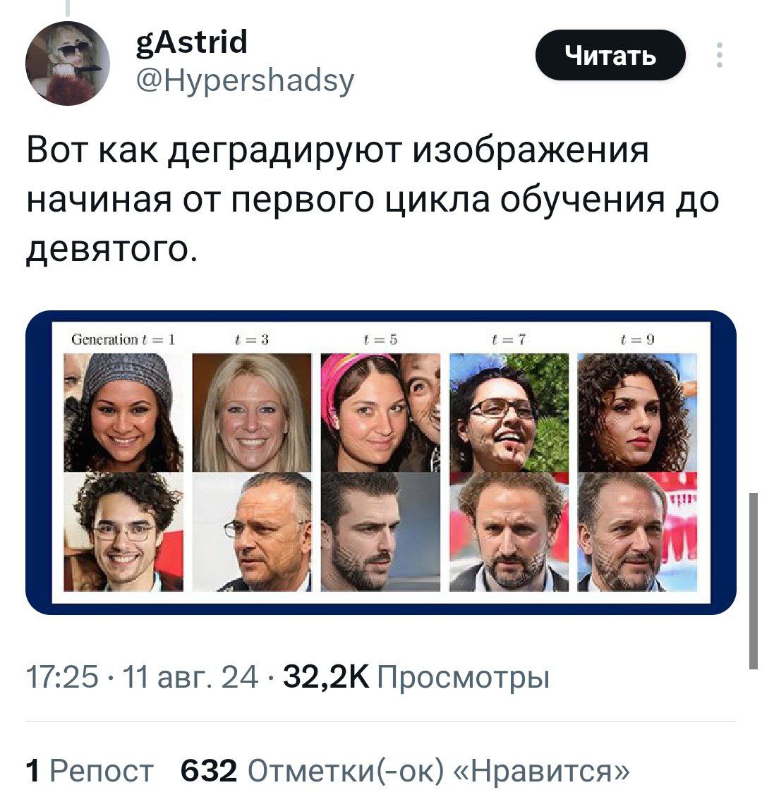 Нейронки тоже болеют — в сети вспомнили о Model Autophagy Disorder (Расстройство модельной аутофагии) | Сетка — социальная сеть от hh.ru