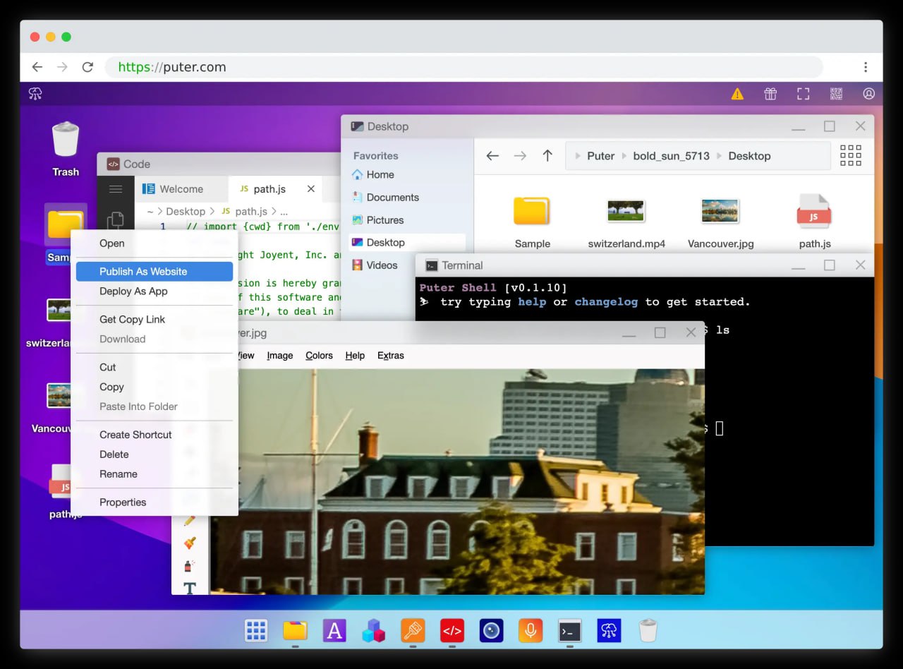 The Internet OS! Free, Open-Source, and Self-Hostable
https://github.com/HeyPuter/puter | Сетка — социальная сеть от hh.ru
