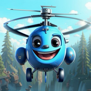 Голубой вертолет