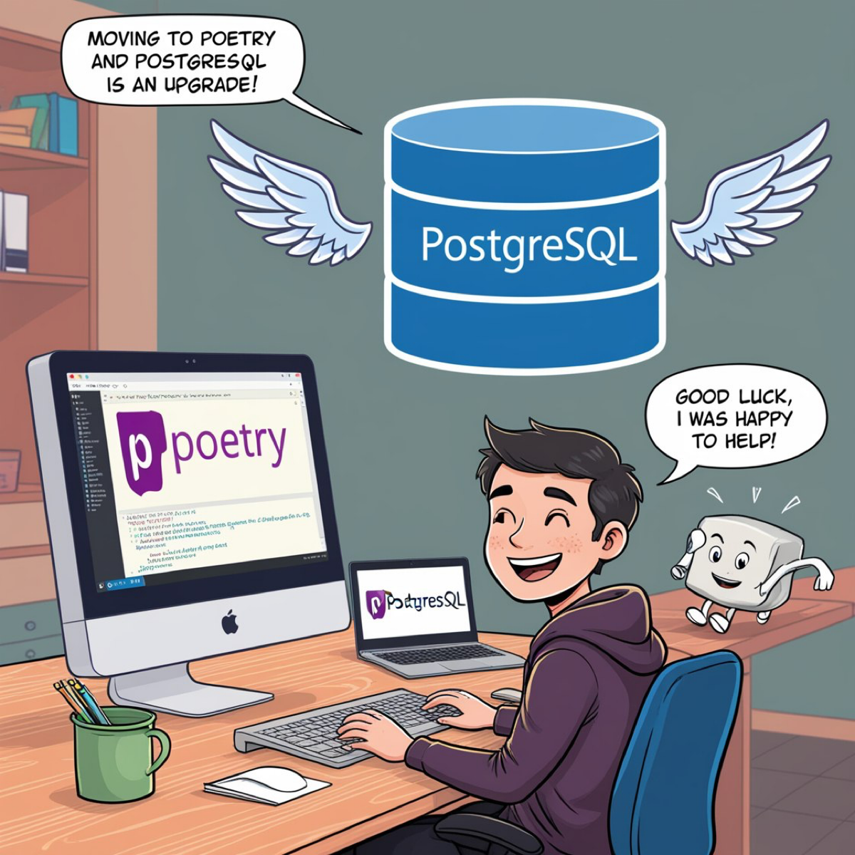 🚀 Сегодня важный шаг в развитии моего проекта! Перешёл с pip на Poetry для управления зависимостями. Теперь управление пакетами стало проще и удобнее, а файл pyproject | Сетка — социальная сеть от hh.ru