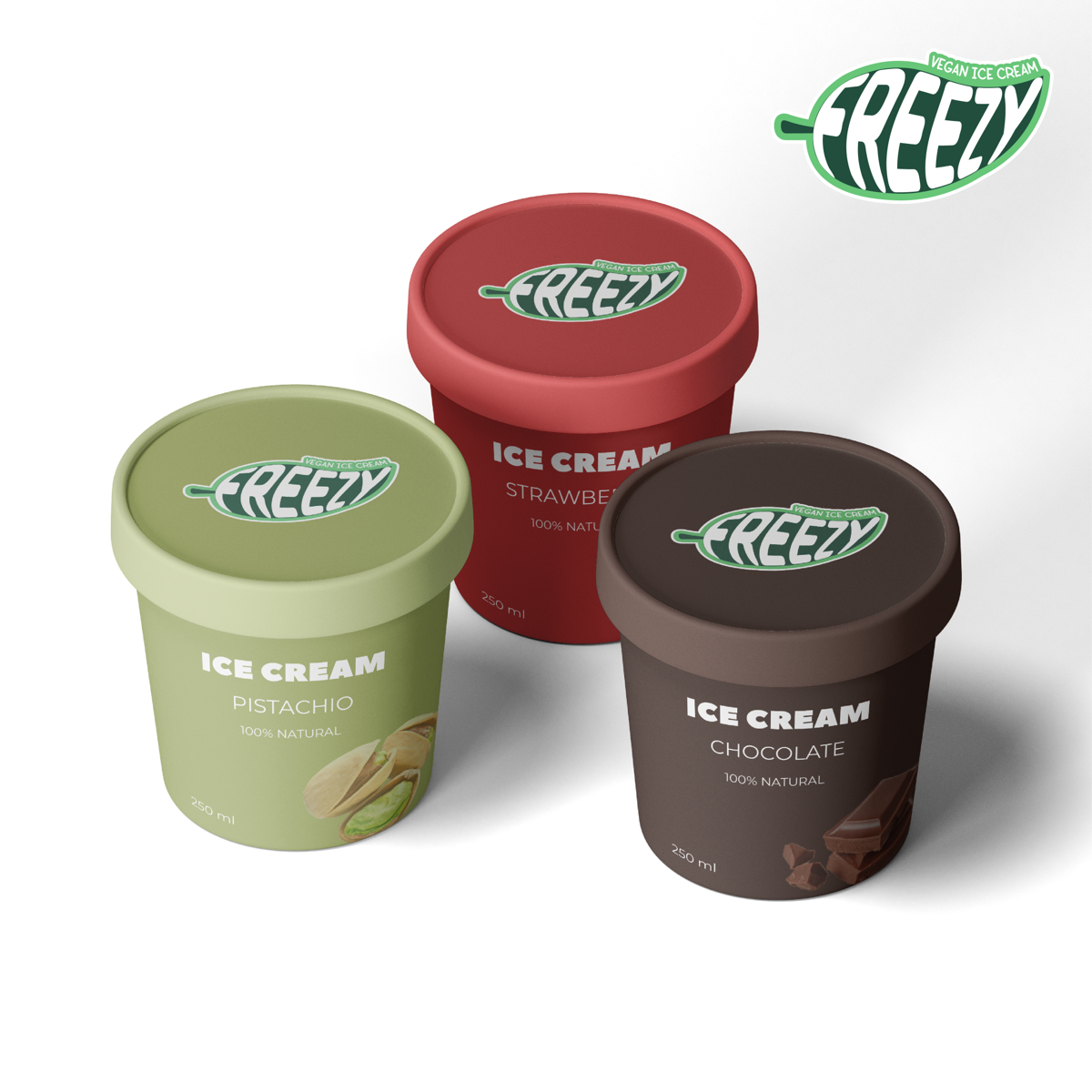 Фирменный стиль для бренда экологического мороженного🍃🍦 | Сетка — социальная сеть от hh.ru