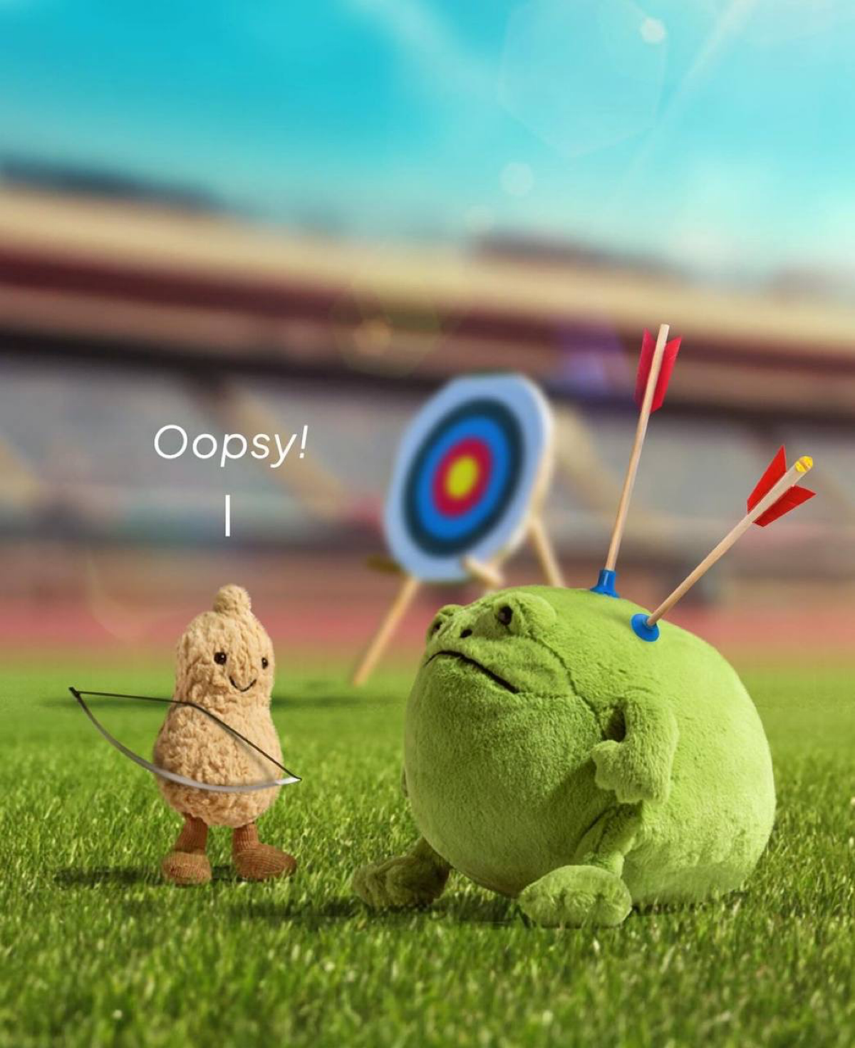 В копилку насмотренности.
Картинки от бренда плюшевых игрушек Jellycat, которые хотели на Олимпиаду, но так туда не попали, и, в итоге, сделали свою | Сетка — социальная сеть от hh.ru