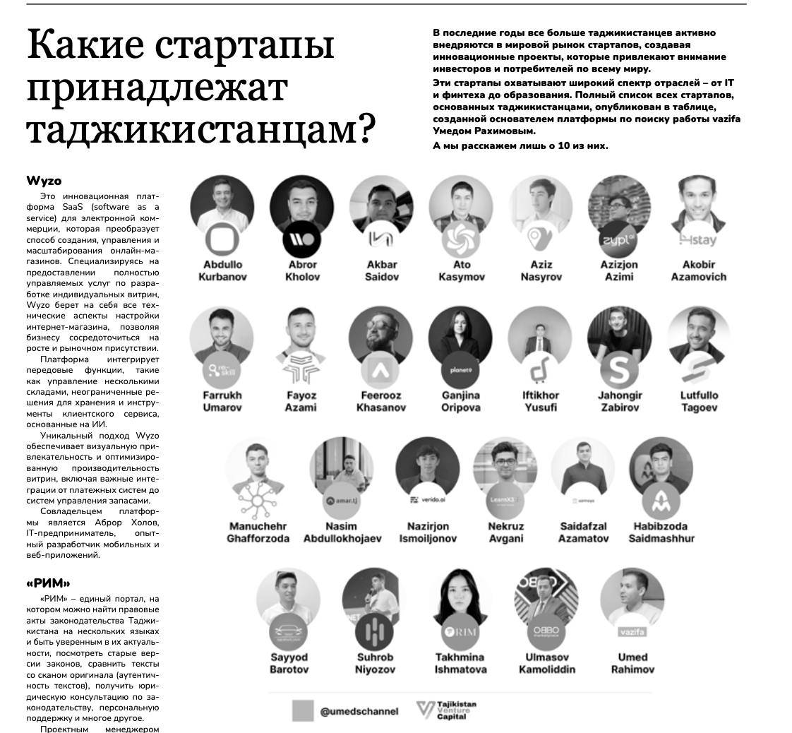 Ну разве не красота?
В электронной газете всё же решились опубликовать подборку стартап-проектов, что очень обрадовало — о наших героях теперь будет знать вся страна!
AsiaPlus, спасибо!
#asiaplus #ста... | Сетка — социальная сеть от hh.ru