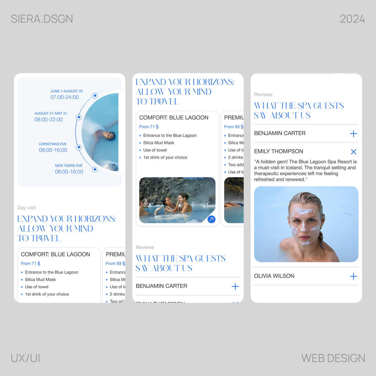 LANDING PAGE I Blue Lagoon | Сетка — социальная сеть от hh.ru