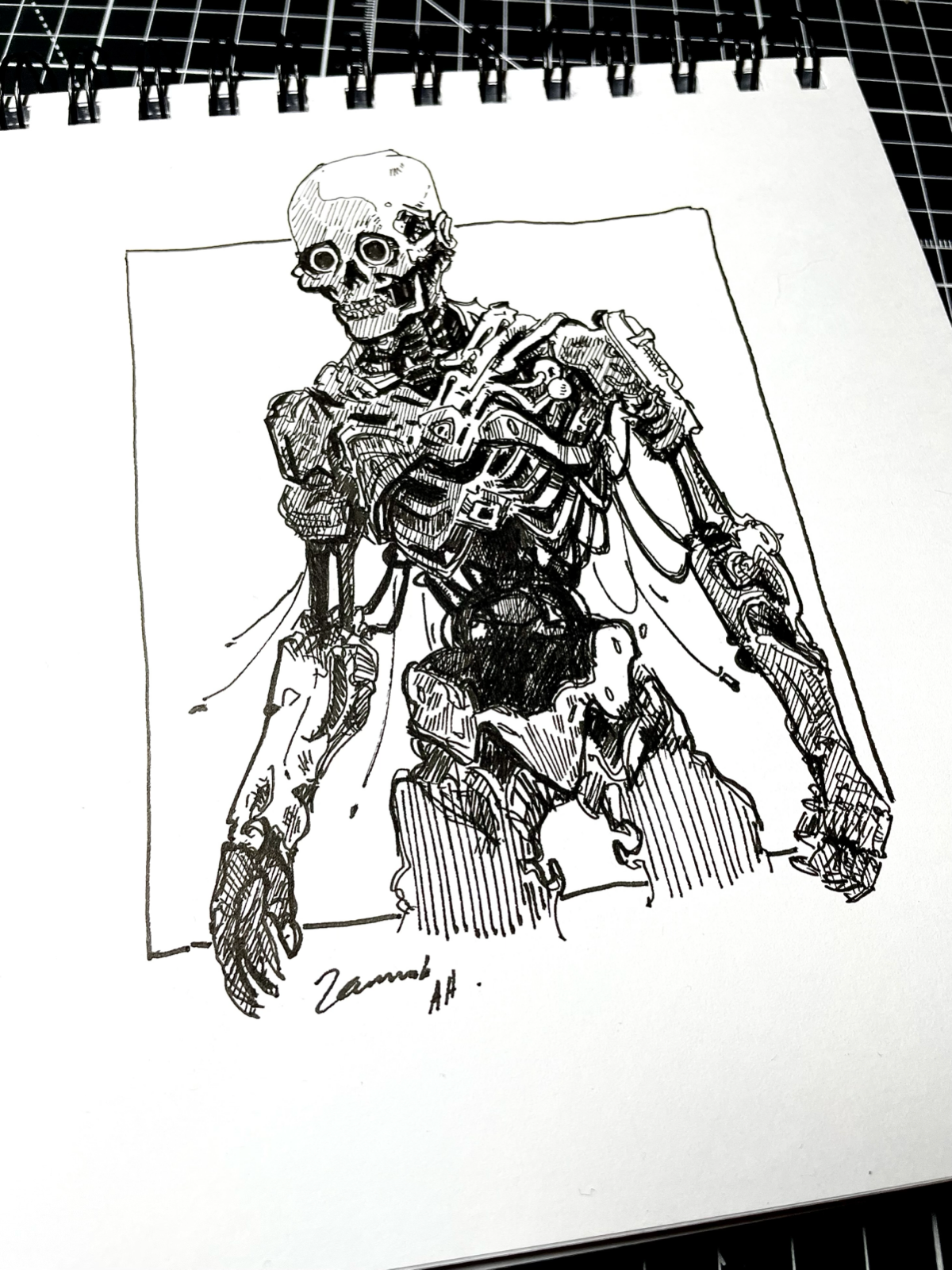 Заработался, но ничего может еще пошалим на неделе
Рисунок дня 🖊️
#conceptart #творчество #отдых #платформа | Сетка — социальная сеть от hh.ru