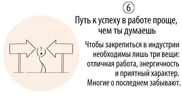 10 хороших советов, которые помогут вам стать успешным
Читайте в карточках 🔻
#Саморазвитие | Сетка — социальная сеть от hh.ru