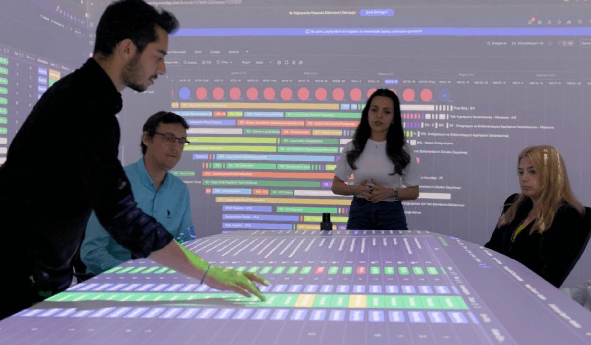 Как один из примеров phygital решений - это разработанная нами переговорная комната | Сетка — социальная сеть от hh.ru