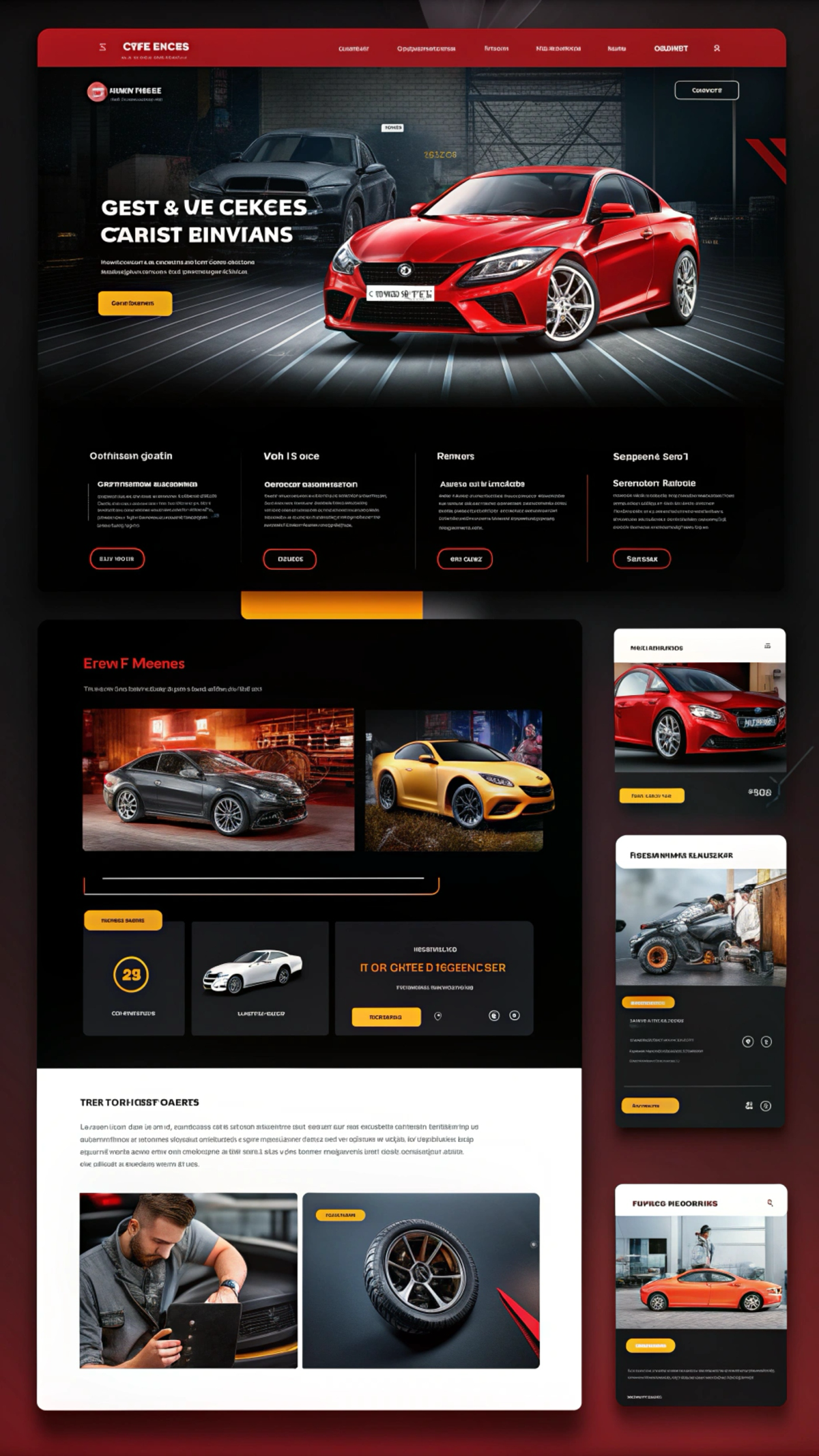 Макет для автосервиса #фигма #верстка  #html #css | Сетка — социальная сеть от hh.ru