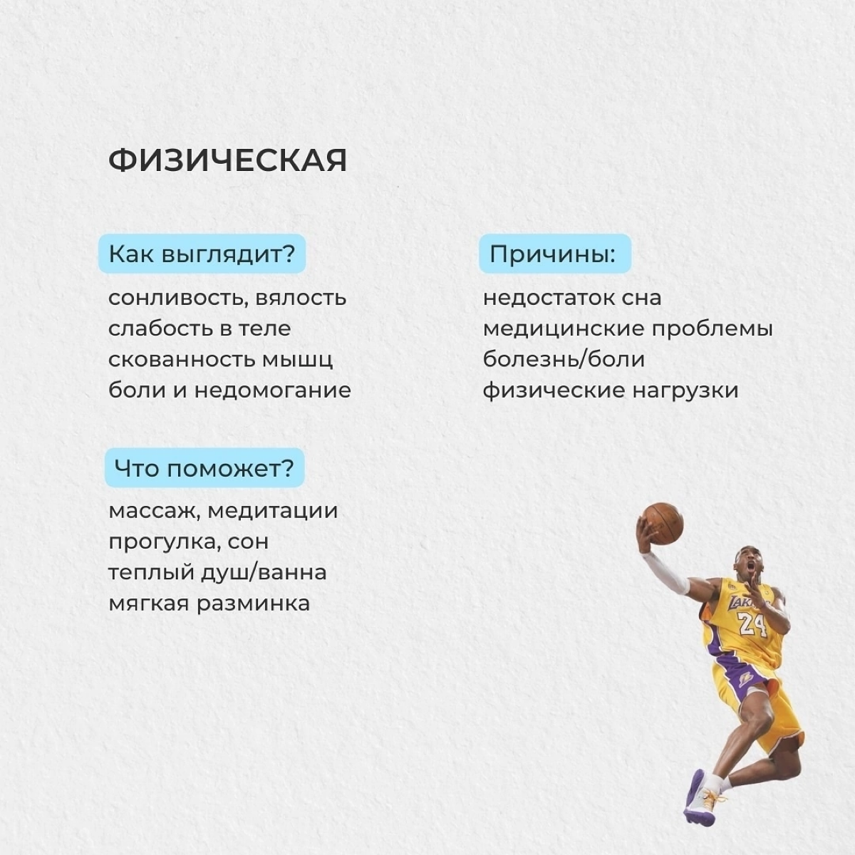 Виды усталости | Сетка — социальная сеть от hh.ru