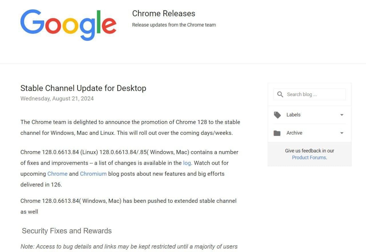 Обновите Chrome: уязвимость найдена
Microsoft советует срочно обновить Chrome | Сетка — социальная сеть от hh.ru