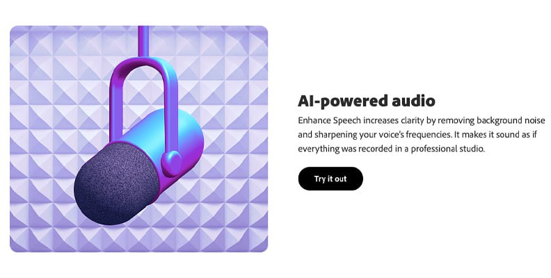 Инструмент для удаления шума на аудиозаписи с помощью ИИ
Adobe Podcast AI анализирует, находит и удаляет с записи лишние звуки: гудение, шипение, шумный фон, эхо и другие | Сетка — социальная сеть от hh.ru