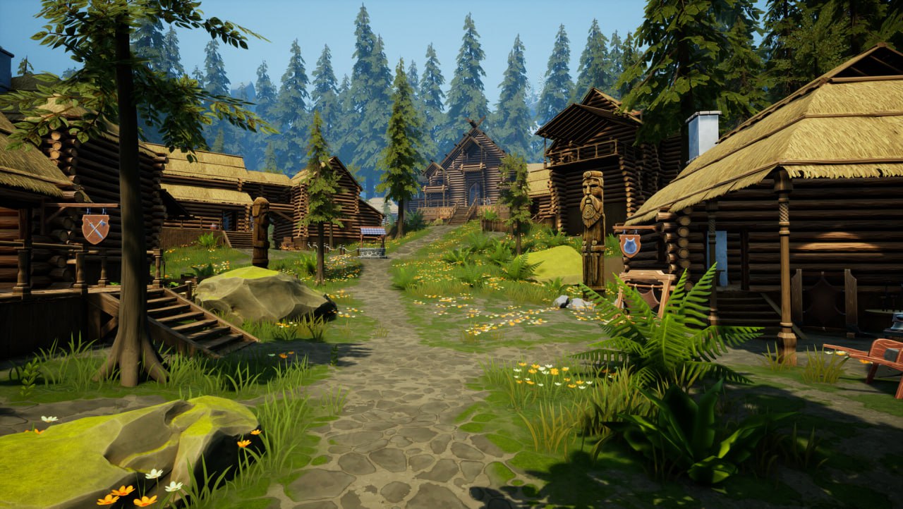 #точтоменявдохновляет #русскийгеймдев
В сети попалось упоминание про свежий проект российских разработчиков под названием "Древние Русы" | Сетка — социальная сеть от hh.ru