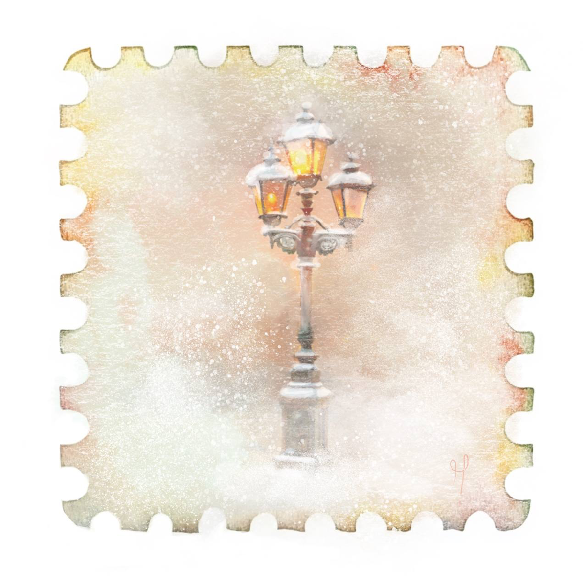 Творческий поток.  
В рамках работы над заказом, родилась личная серия из элементов общей иллюстрации. Слово-за слово | Сетка — социальная сеть от hh.ru