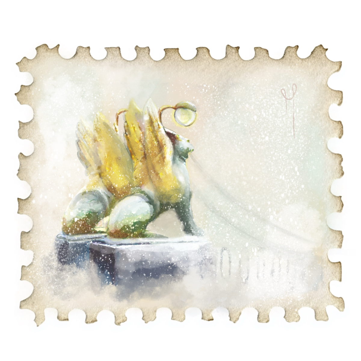 Творческий поток.  
В рамках работы над заказом, родилась личная серия из элементов общей иллюстрации. Слово-за слово | Сетка — социальная сеть от hh.ru