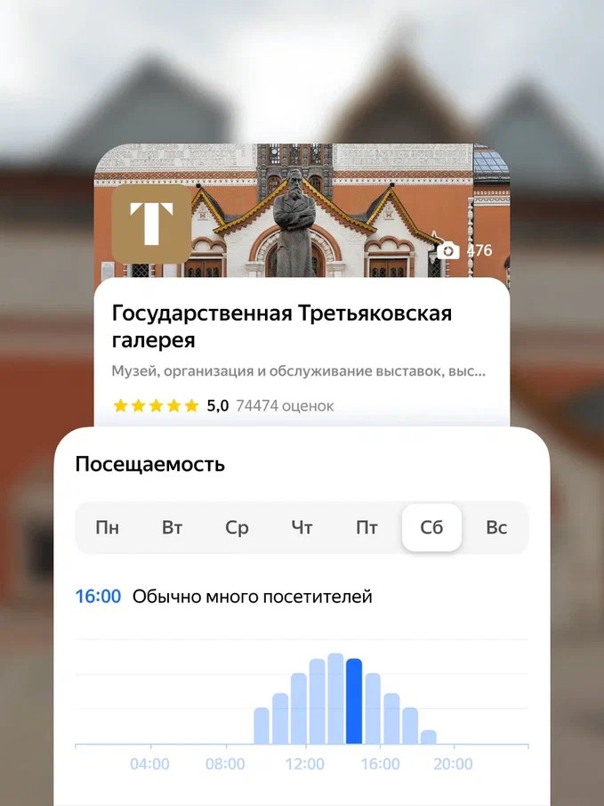 Яндекс Карты начали показывать загруженность организаций
Теперь в приложении Яндекс Карт можно проверить, как меняется загруженность организаций в течение дня, чтобы не пришлось стоять в очередях в му... | Сетка — социальная сеть от hh.ru