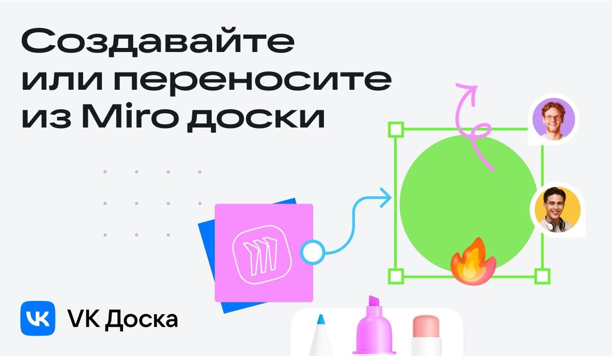 “VK Доска” представила функциональность переноса данных
Новая функциональность VK Доски (в бета-версии) позволяет переносить данные из зарубежных платформ для совместной работы | Сетка — социальная сеть от hh.ru