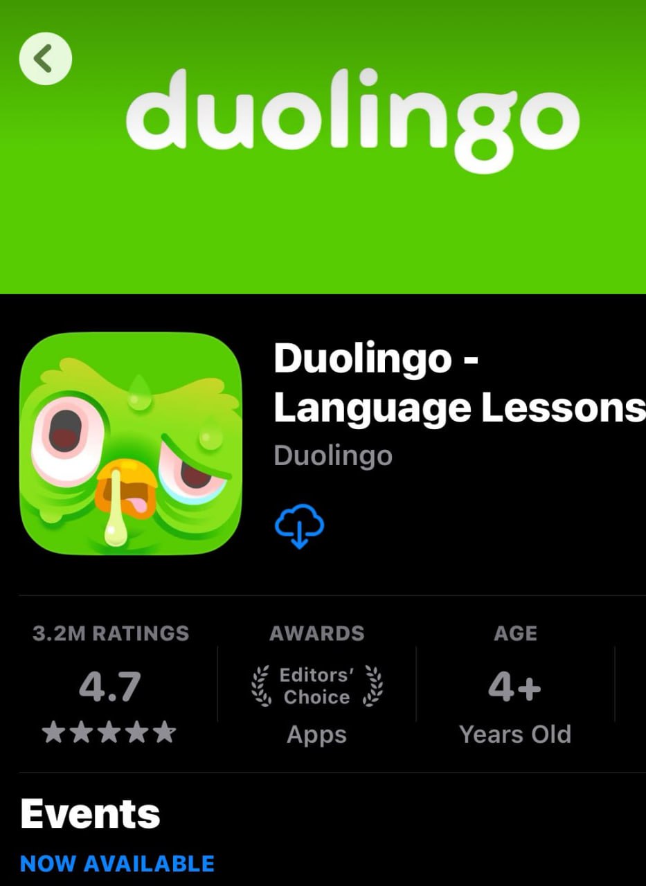 Duolingo изменил иконку приложения.
Совёнок Дуо готовится к осенней хандре и меланхолии
🍕зумеры любят пиццу? | Сетка — социальная сеть от hh.ru