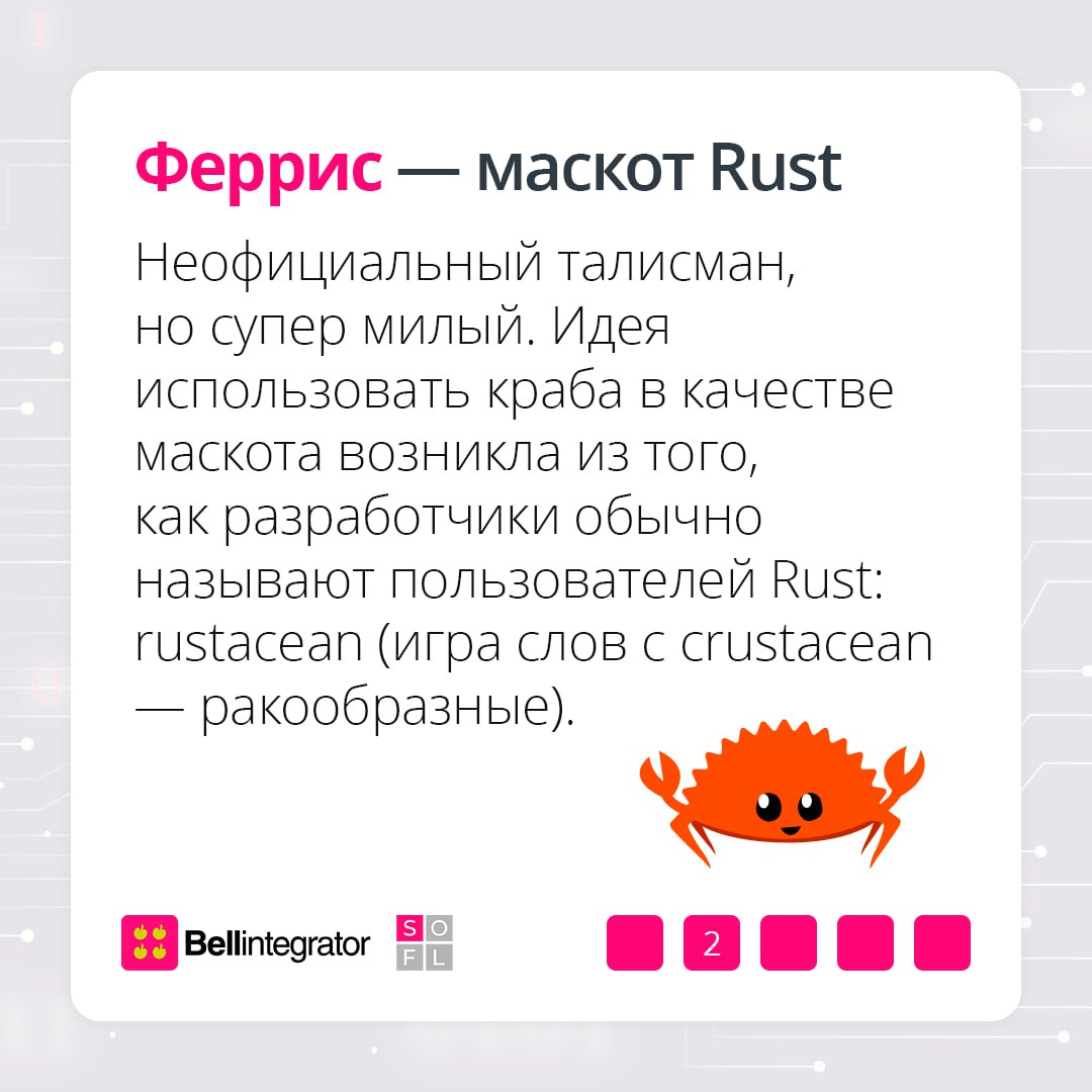Маскоты добавляют индивидуальности и привлекают интерес 🍏
Собрали подборку талисманов языков программирования и рассказали, как они появились.
#BellintegratorTeam | Сетка — социальная сеть от hh.ru