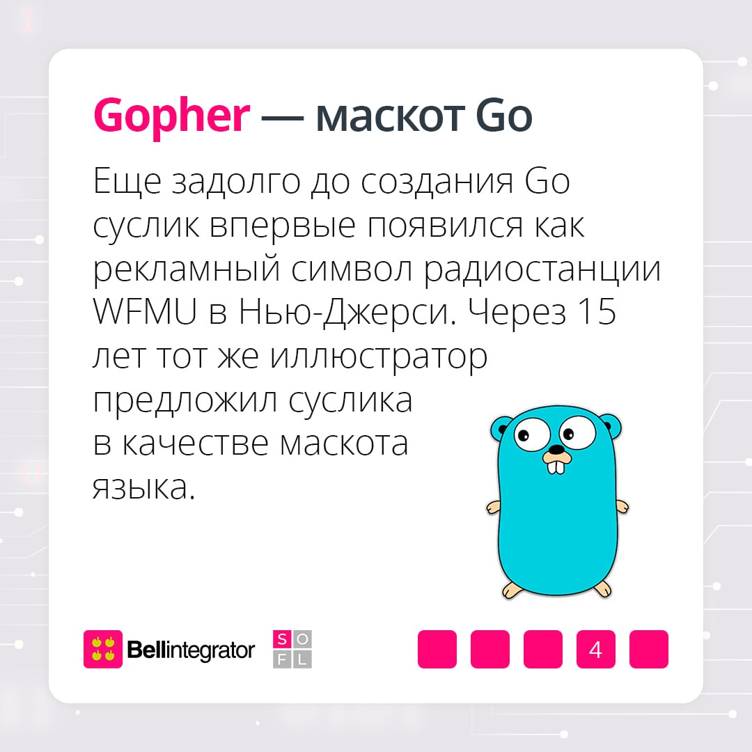 Маскоты добавляют индивидуальности и привлекают интерес 🍏
Собрали подборку талисманов языков программирования и рассказали, как они появились.
#BellintegratorTeam | Сетка — социальная сеть от hh.ru