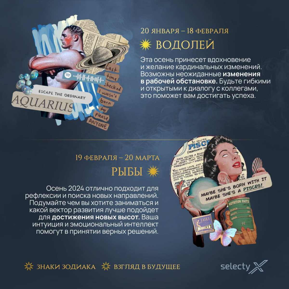 Звезды подскажут✨
Осень — время перемен и новых проектов | Сетка — социальная сеть от hh.ru