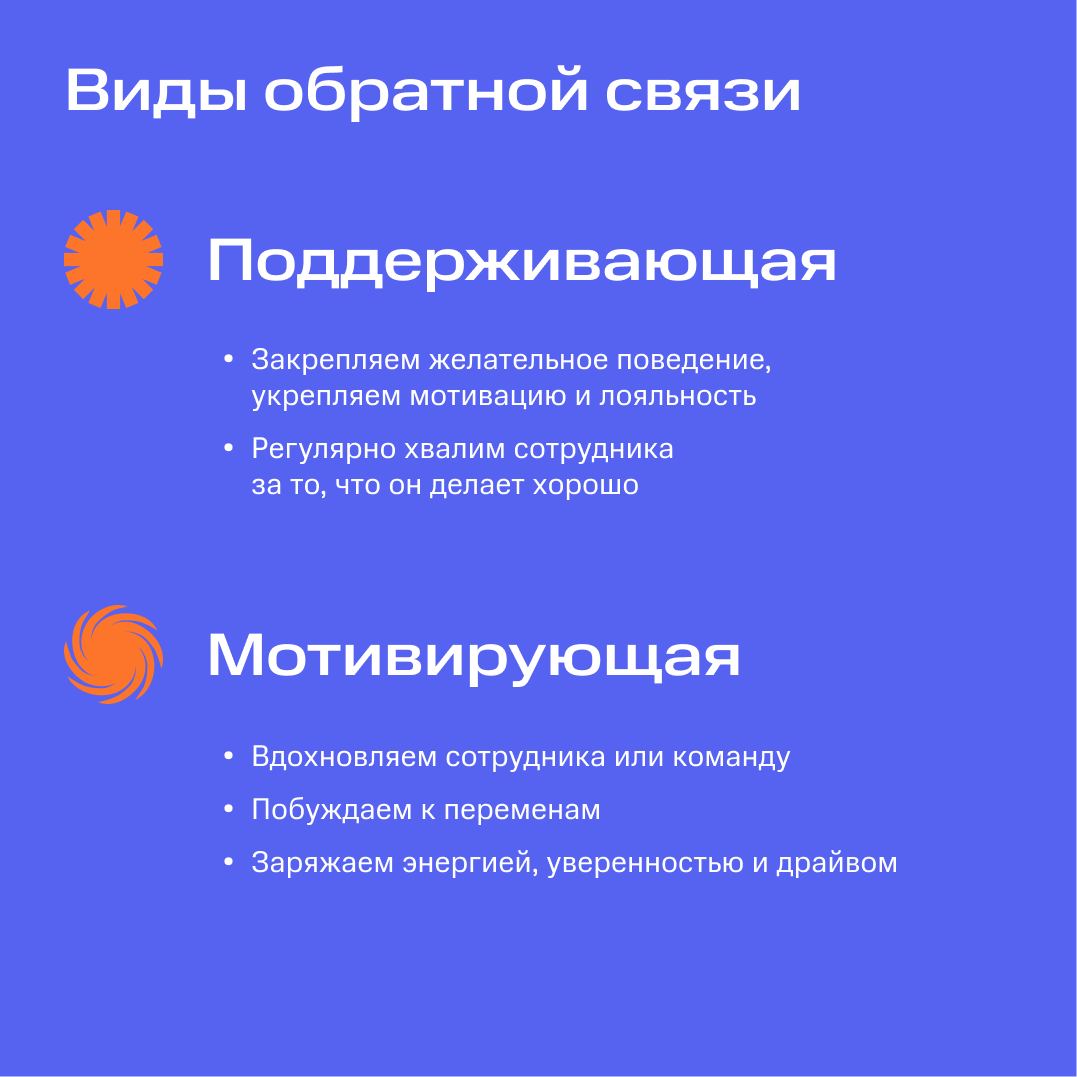 Она нужна вам, она нужна нам, она нужна всем 👀
Обратная связь!
Статистика говорит, что в 40% случаев фидбэк увеличивает производительность человека, но в 60% — ухудшает её. А виной тому — форма подачи | Сетка — социальная сеть от hh.ru