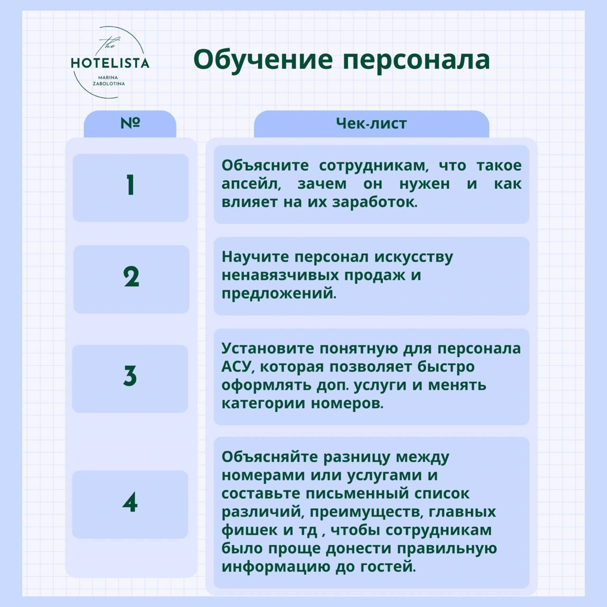 Апсейл в отеле | Сетка — социальная сеть от hh.ru