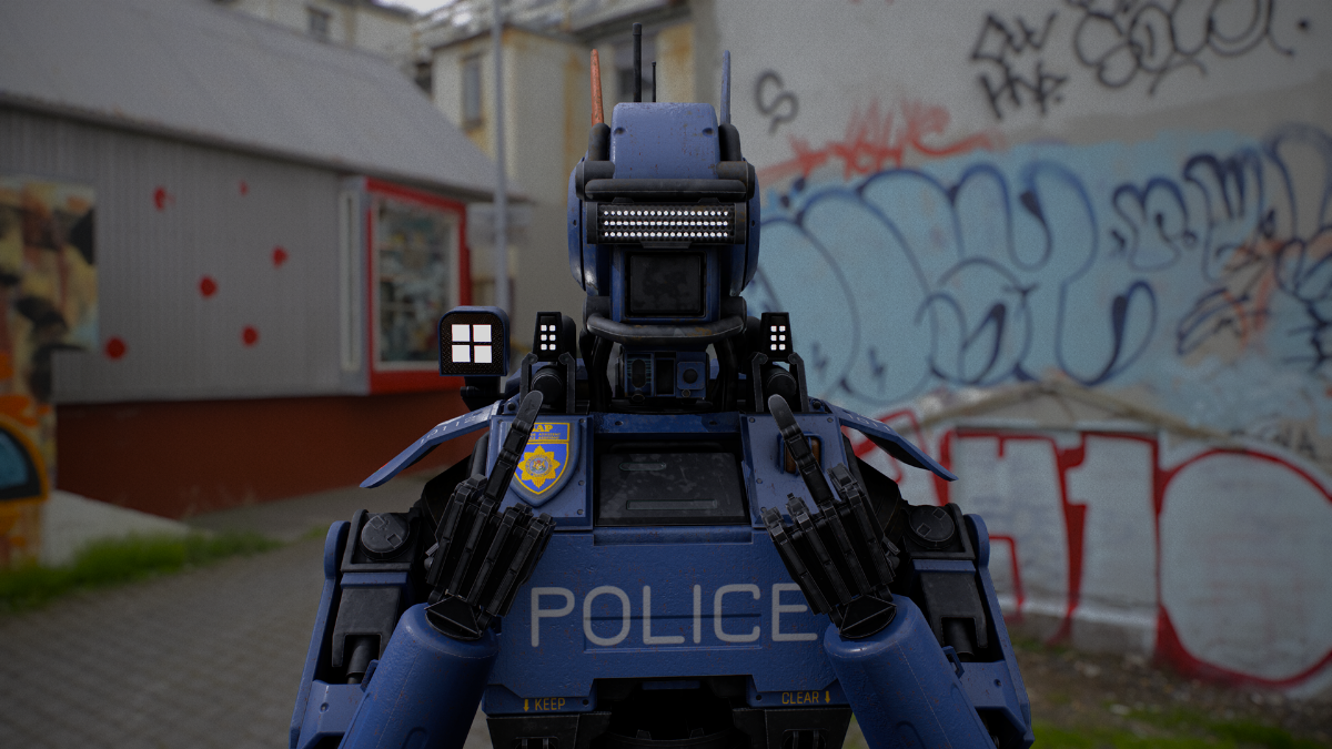 Всем добрый день! Хочу поделиться с вами новой работой. Это робот Чаппи из одноименного фильма. Было желание максимально повторить оригинал, но при учёте, модель останется в классе GameReady | Сетка — социальная сеть от hh.ru