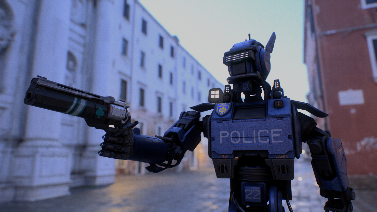 Всем добрый день! Хочу поделиться с вами новой работой. Это робот Чаппи из одноименного фильма. Было желание максимально повторить оригинал, но при учёте, модель останется в классе GameReady | Сетка — социальная сеть от hh.ru