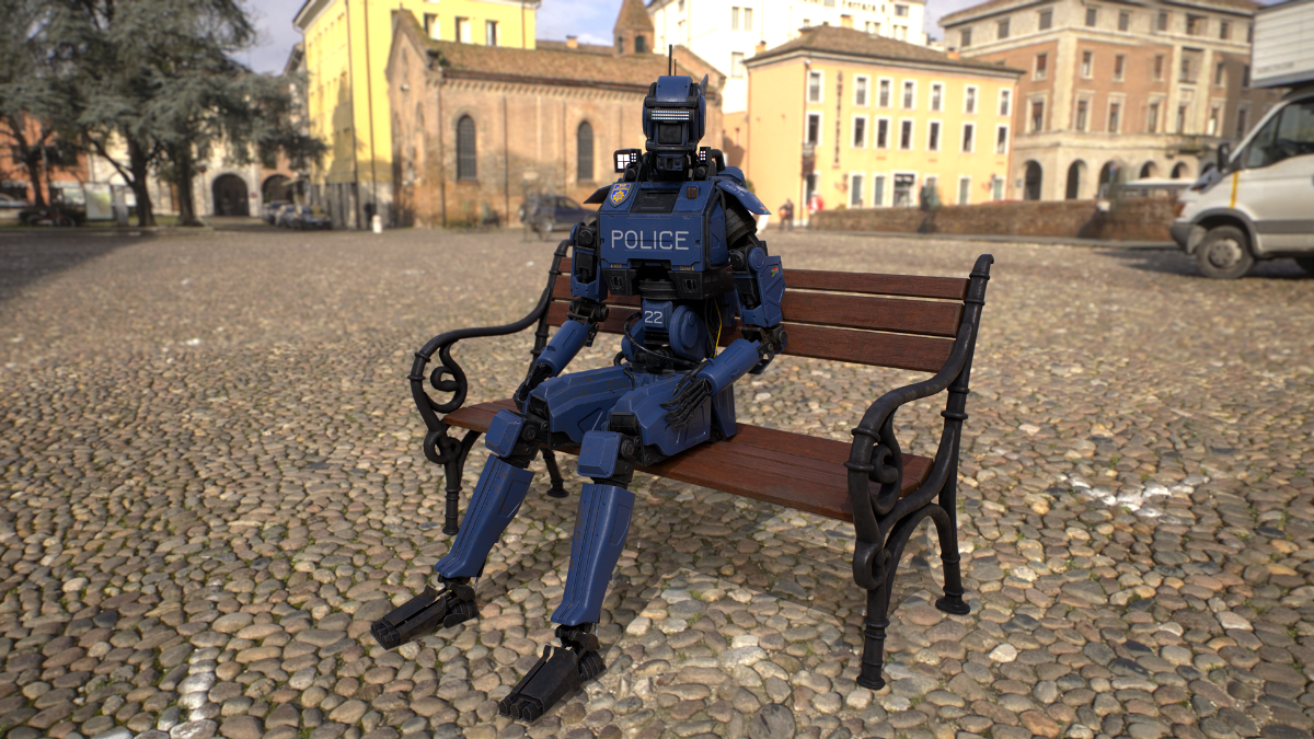 Всем добрый день! Хочу поделиться с вами новой работой. Это робот Чаппи из одноименного фильма. Было желание максимально повторить оригинал, но при учёте, модель останется в классе GameReady | Сетка — социальная сеть от hh.ru