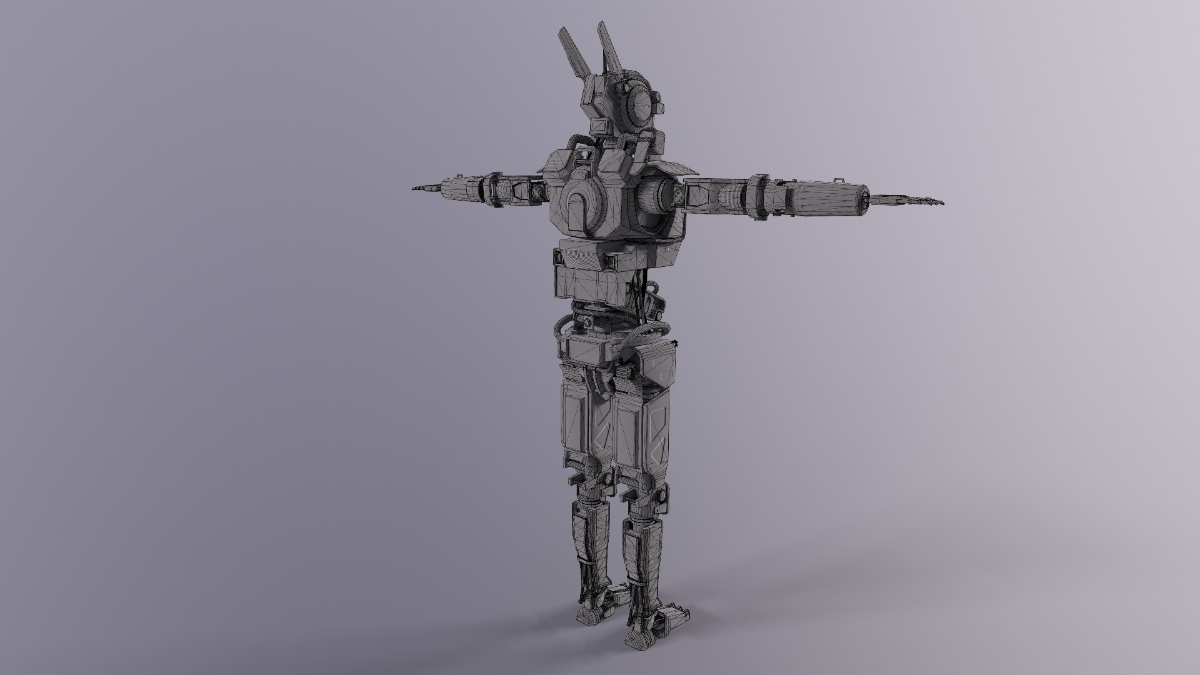 Всем добрый день! Хочу поделиться с вами новой работой. Это робот Чаппи из одноименного фильма. Было желание максимально повторить оригинал, но при учёте, модель останется в классе GameReady | Сетка — социальная сеть от hh.ru