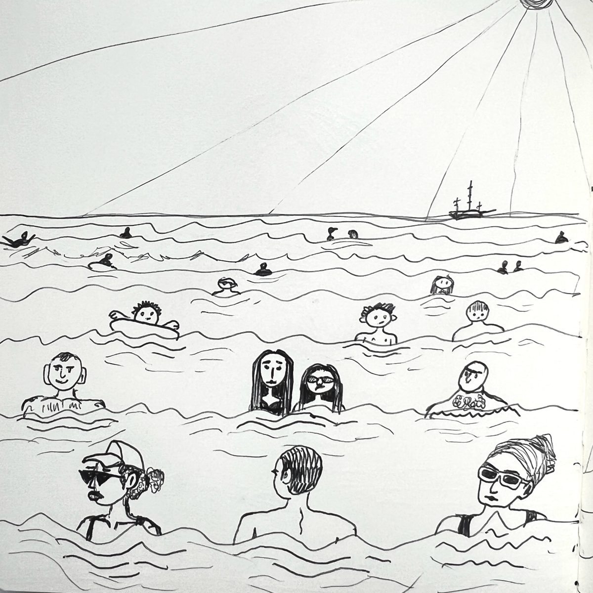 Картинки с отпуска 🏝
Думали не рисовал там? Конечно было! Поэтому показываю вам как люди на югах выглядят 🫶 | Сетка — социальная сеть от hh.ru