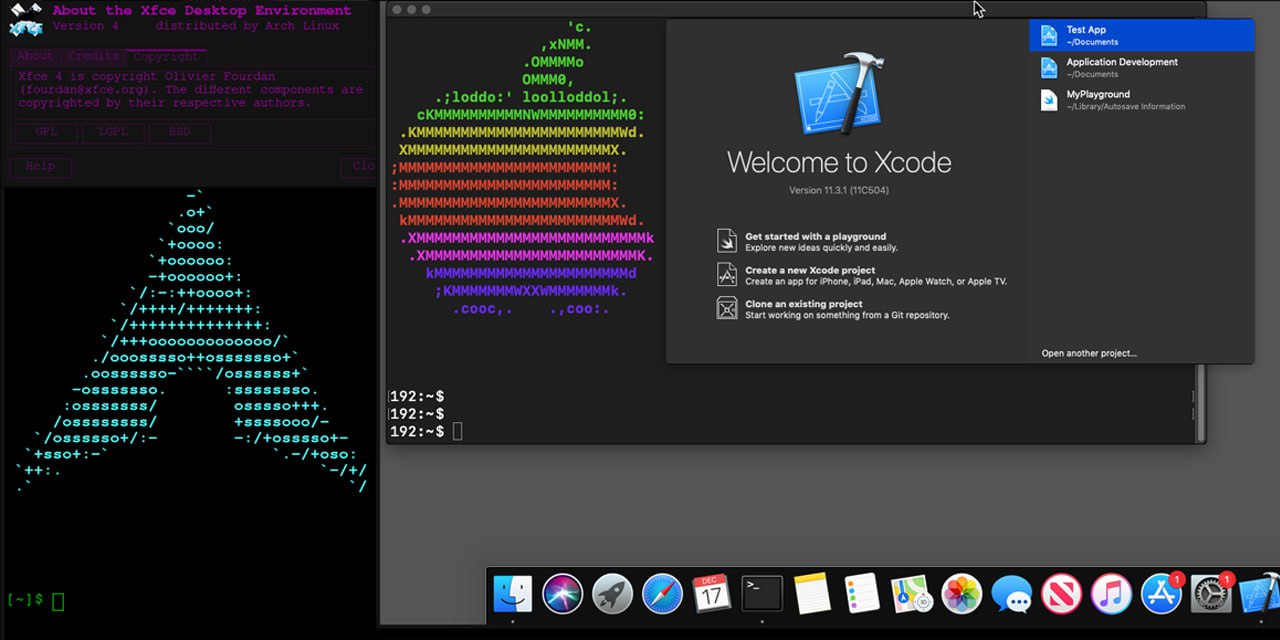 Docker-OSX
https://github.com/sickcodes/Docker-OSX | Сетка — социальная сеть от hh.ru