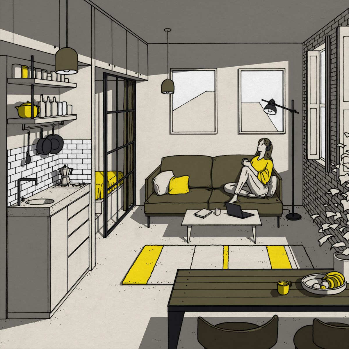 Детализированные иллюстрации британского архитектора Оуэна Помери
Среди клиентов Оуэна немало крупных имён: The Economist, Tribune, Airbnb, Apple and The New Yorker
Интервью с автором: 
https://creati... | Сетка — социальная сеть от hh.ru