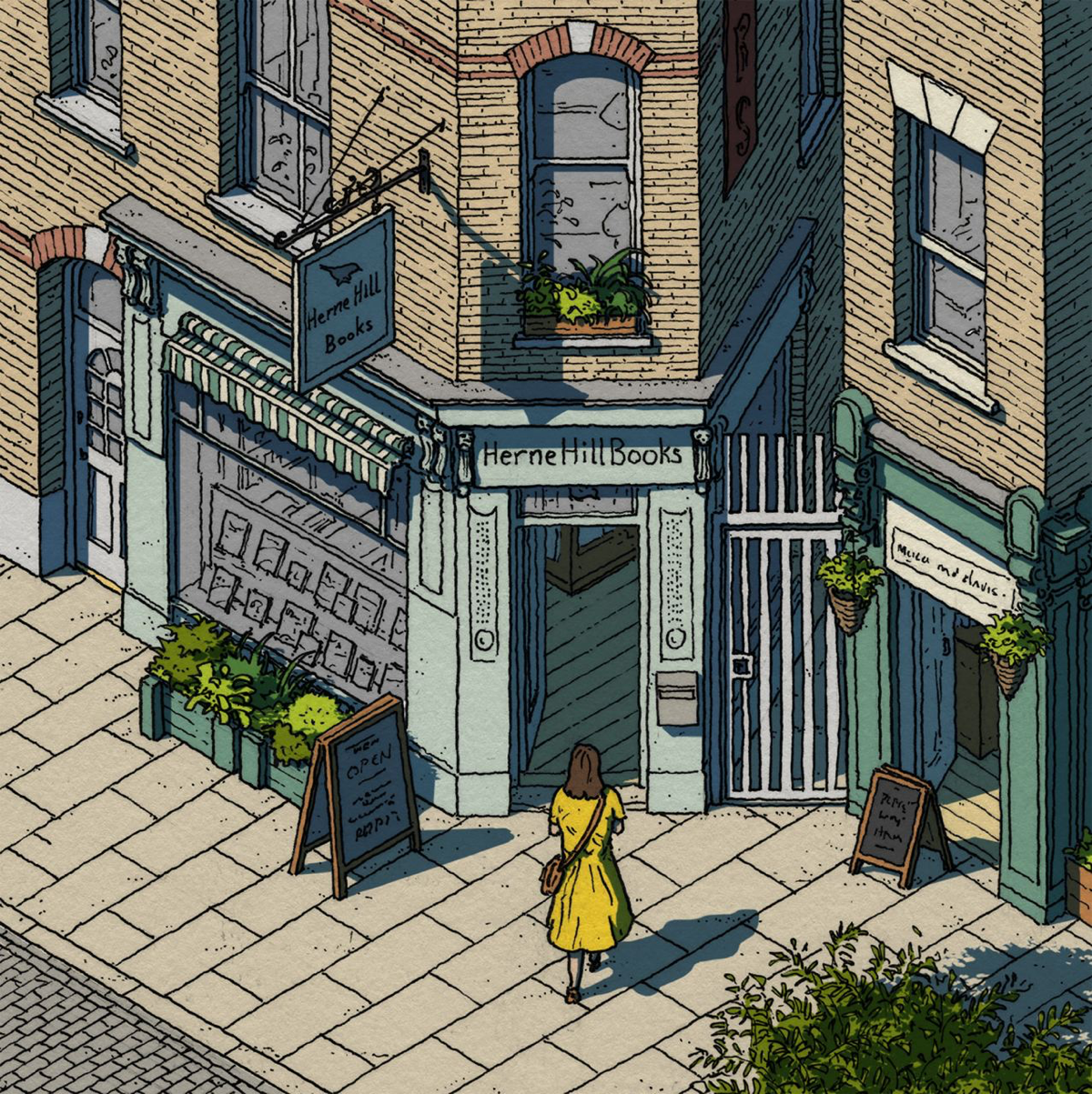 Детализированные иллюстрации британского архитектора Оуэна Помери
Среди клиентов Оуэна немало крупных имён: The Economist, Tribune, Airbnb, Apple and The New Yorker
Интервью с автором: 
https://creati... | Сетка — социальная сеть от hh.ru