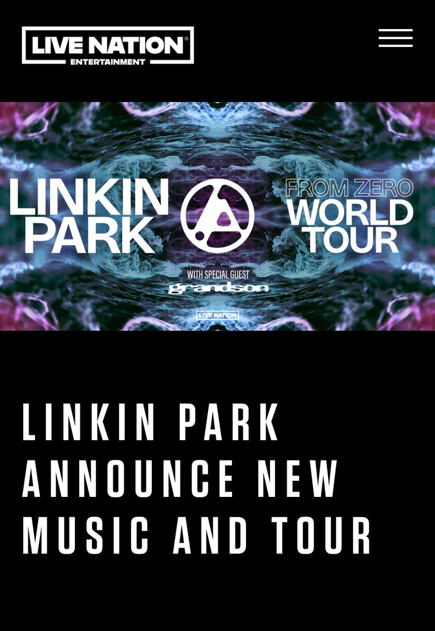 Linkin Park анонсировали тур! Всего будет 6 концертов, которые пройдут в Лос-Анджелесе, Нью-Йорке, Сеуле, Боготе, Гамбурге и Лондоне. Продажи билетов стартуют уже в эту субботу | Сетка — социальная сеть от hh.ru