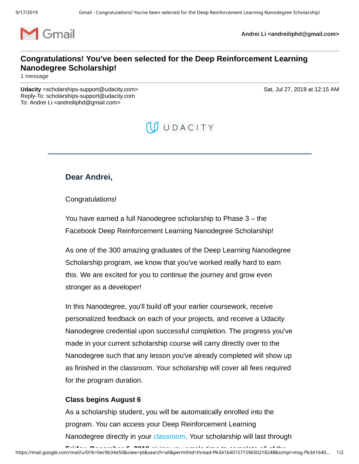 Network member avatar