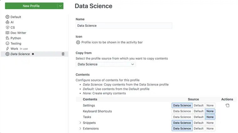 💵 Релиз Visual Studio Code 1.93
— Главным нововведением апдейта стал редактор профилей, который позволяет легко переключаться между настройками | Сетка — социальная сеть от hh.ru