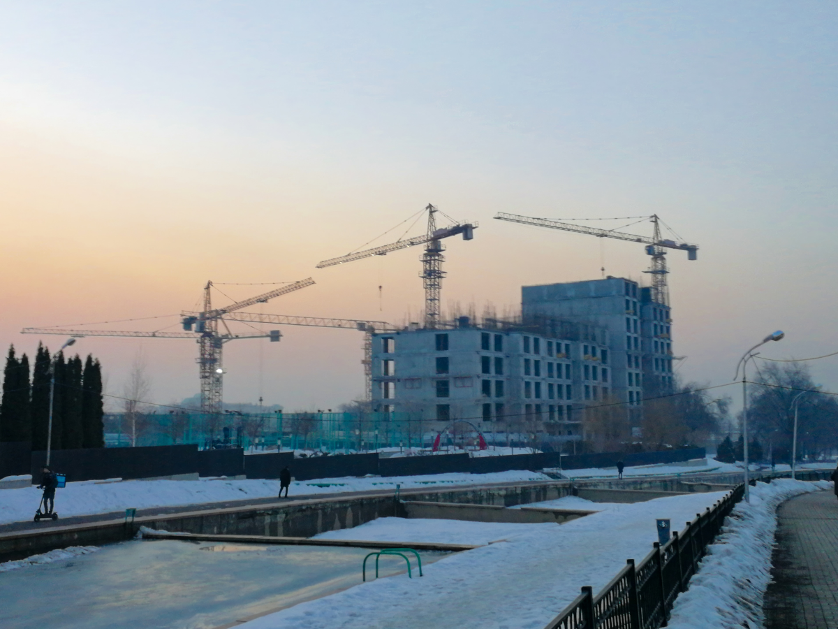 21 февраля 2022 года. Где в районе проспекта Аль-Фараби, от проспекта Ленина (Достык) до реки Весновка. | Сетка — социальная сеть от hh.ru